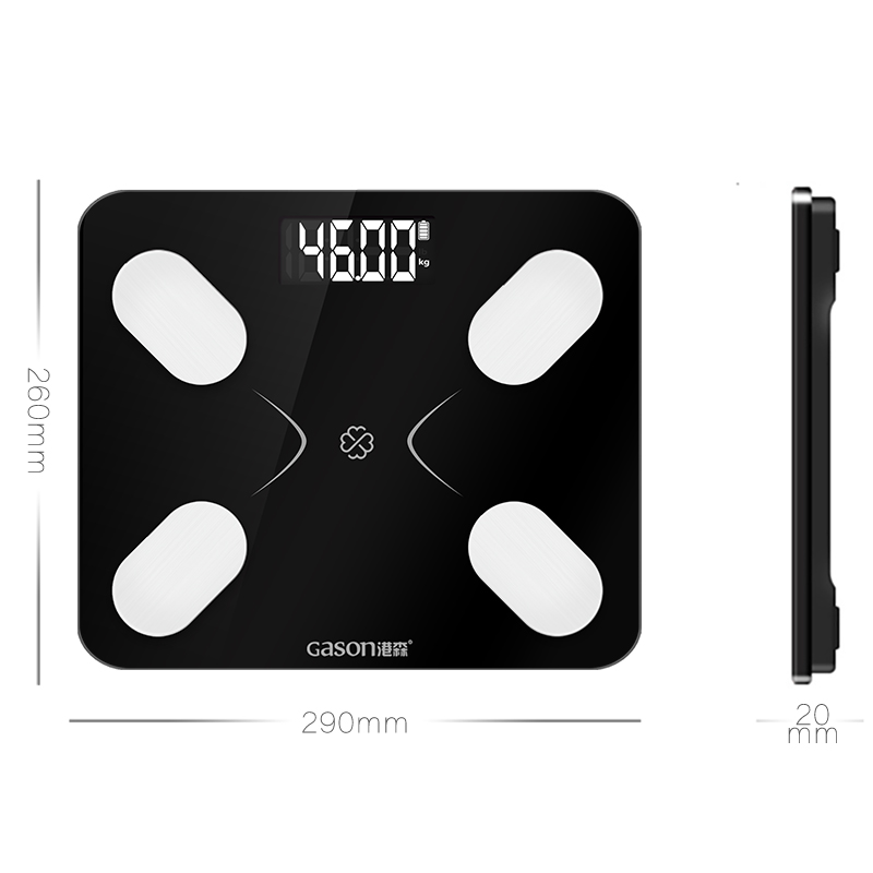 S3 Lichaamsvet Schaal Floor Wetenschappelijke Smart Elektronische Lcd Digitale Gewicht Badkamer Balans Bluetooth App Android Of Ios