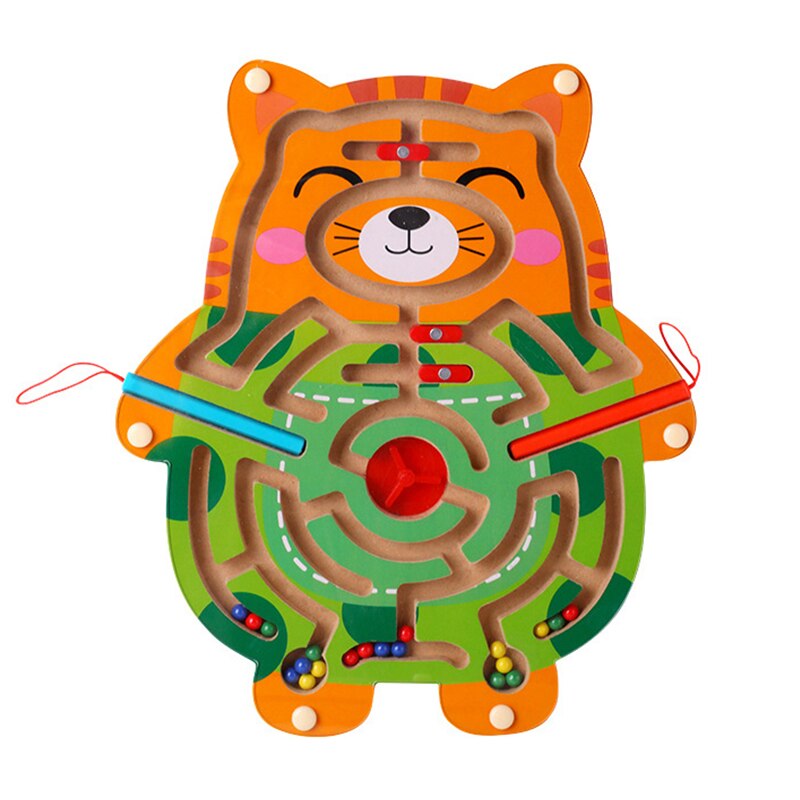 Große Größe Ebene Würfel Puzzle Labyrinth Spielzeug Spiel Holz Magie Spiele Magnet Für freundlicher Erwachsene Würfel Puzzle Bildung Gleichgewicht Magnetische Labyrinth