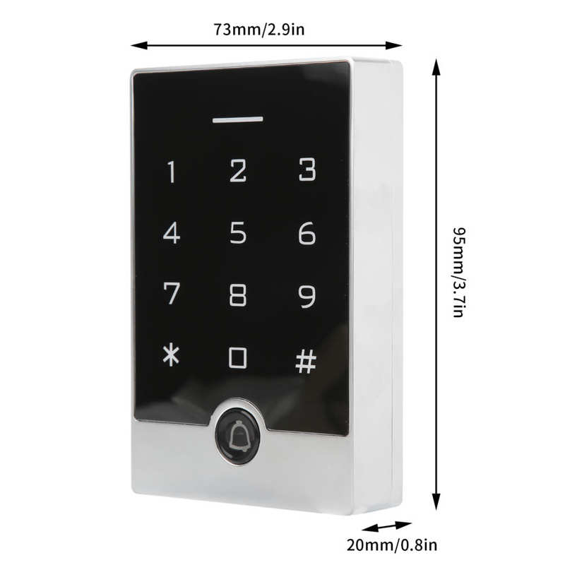 Access Control System 125KHZ Access Controller Password Card Wiegand26 Luminous Keypad Entry System Access Control