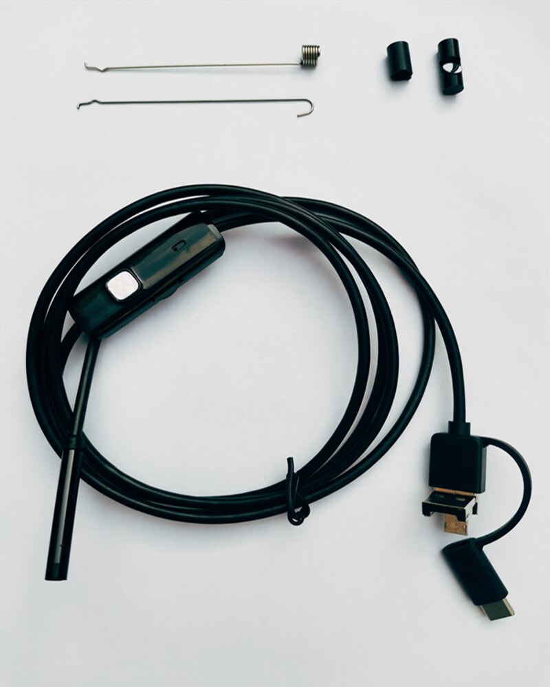 Caméra Endoscope industriel Semi rigide, objectif 8mm P, câble 720 m 5m, Endoscope industriel, pour téléphone, Android, Windows, PC