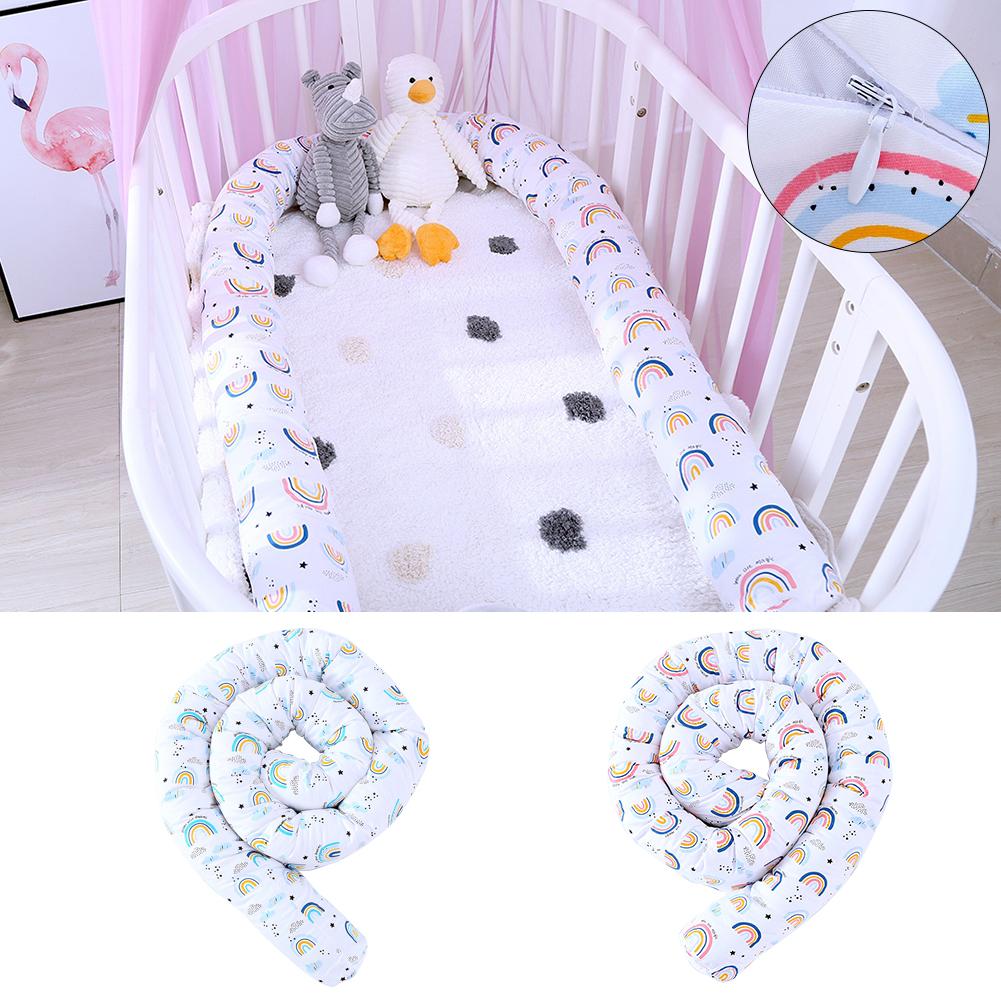 Bebê berço pára-choques almofadas dos desenhos animados lavável macio berço protetor travesseiro cama do bebê cerca decoração do quarto do bebê