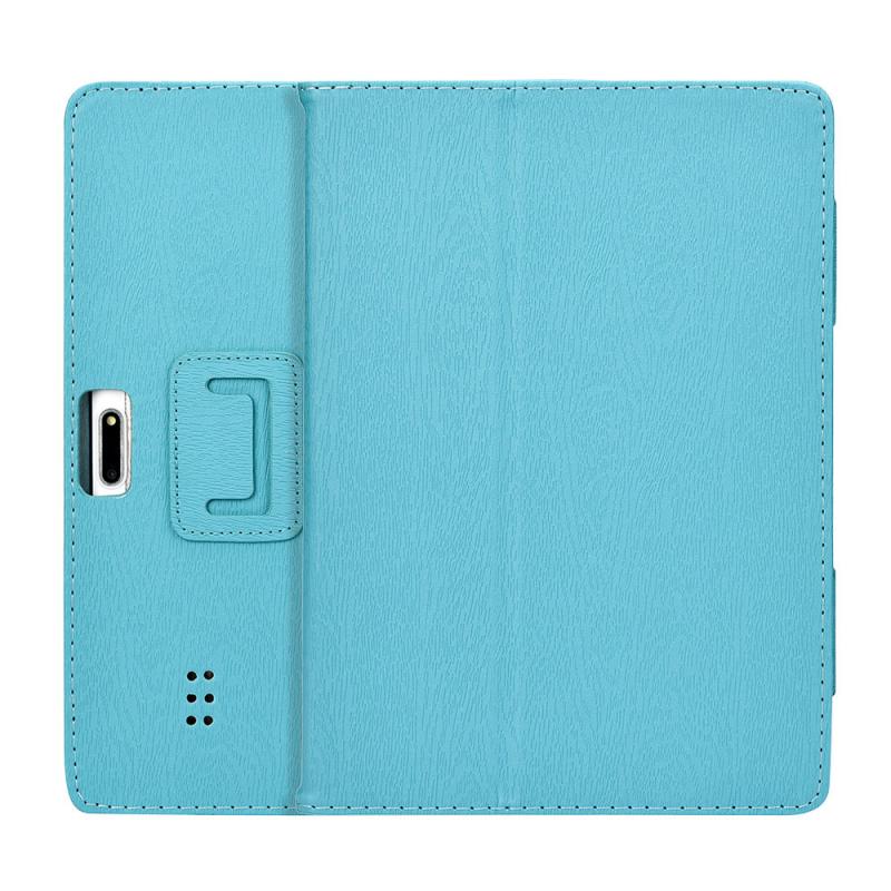 Étui pour tablette pour 10 pouces 10.1 pouces tablette PC cuir étui socle Smart support magnétique coque anti-saletés antichoc: Blue
