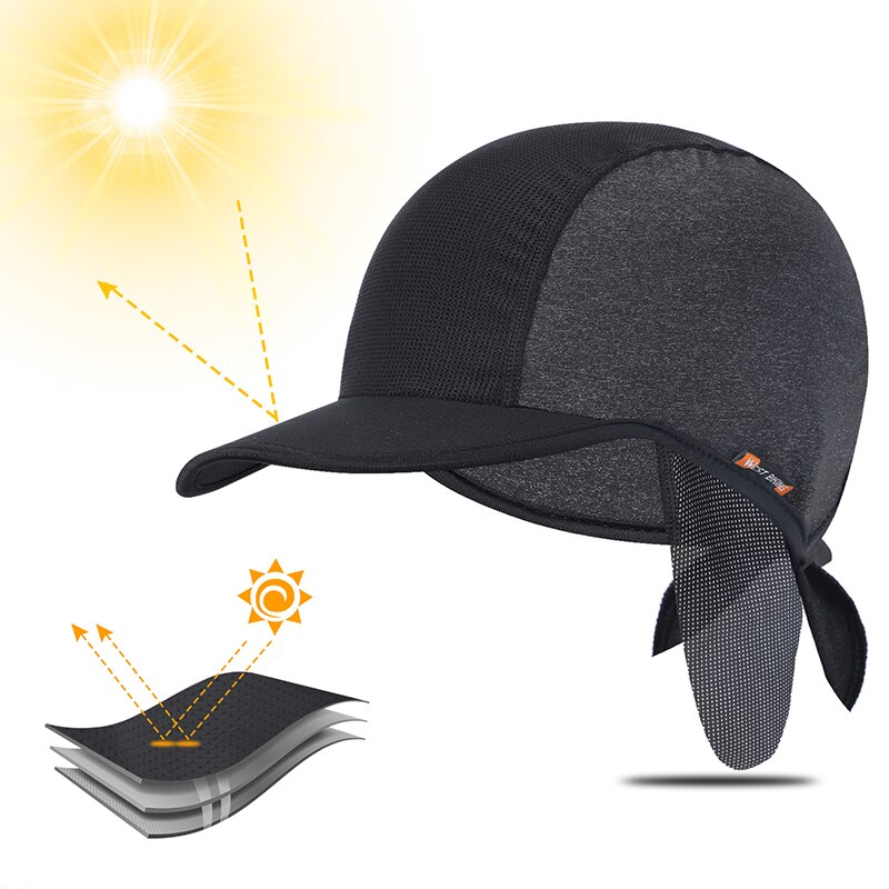 West biking boné de bicicleta verão anti-uv cabeça de pirata cachecol das mulheres dos homens esportes correndo ciclismo respirável bandana bicicleta headwear boné