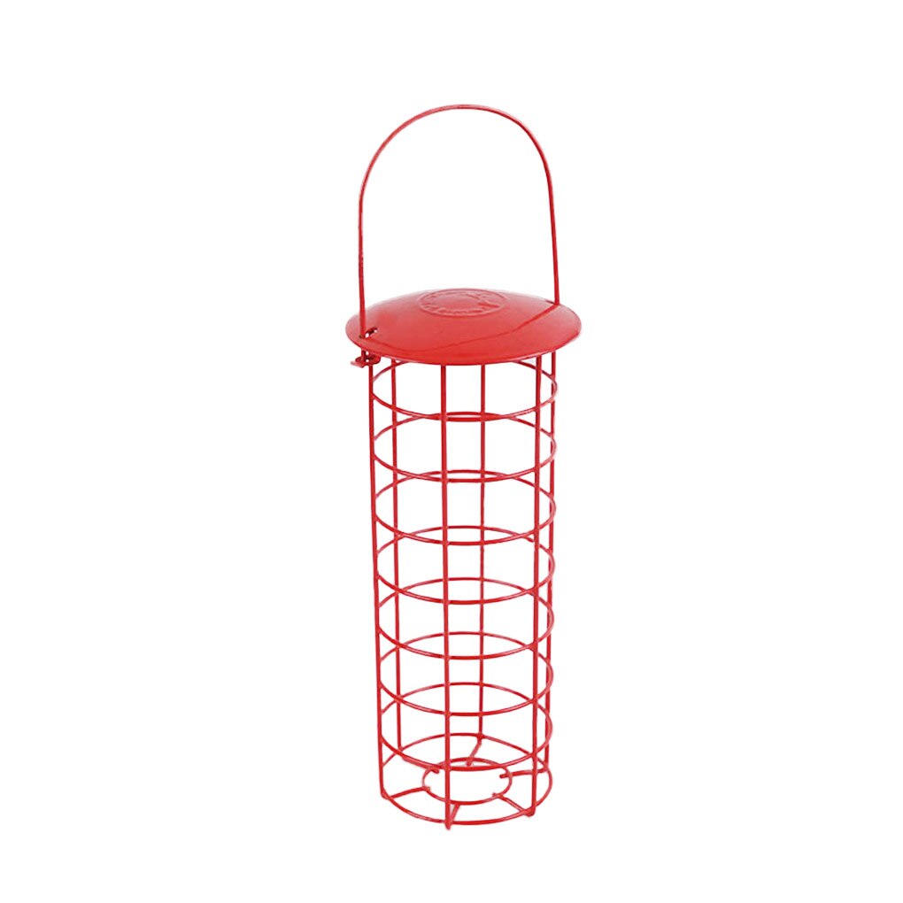 Mangeoire en métal pour oiseaux balcon extérieur Patio cour Cage creuse mangeoire pour oiseaux suspendue