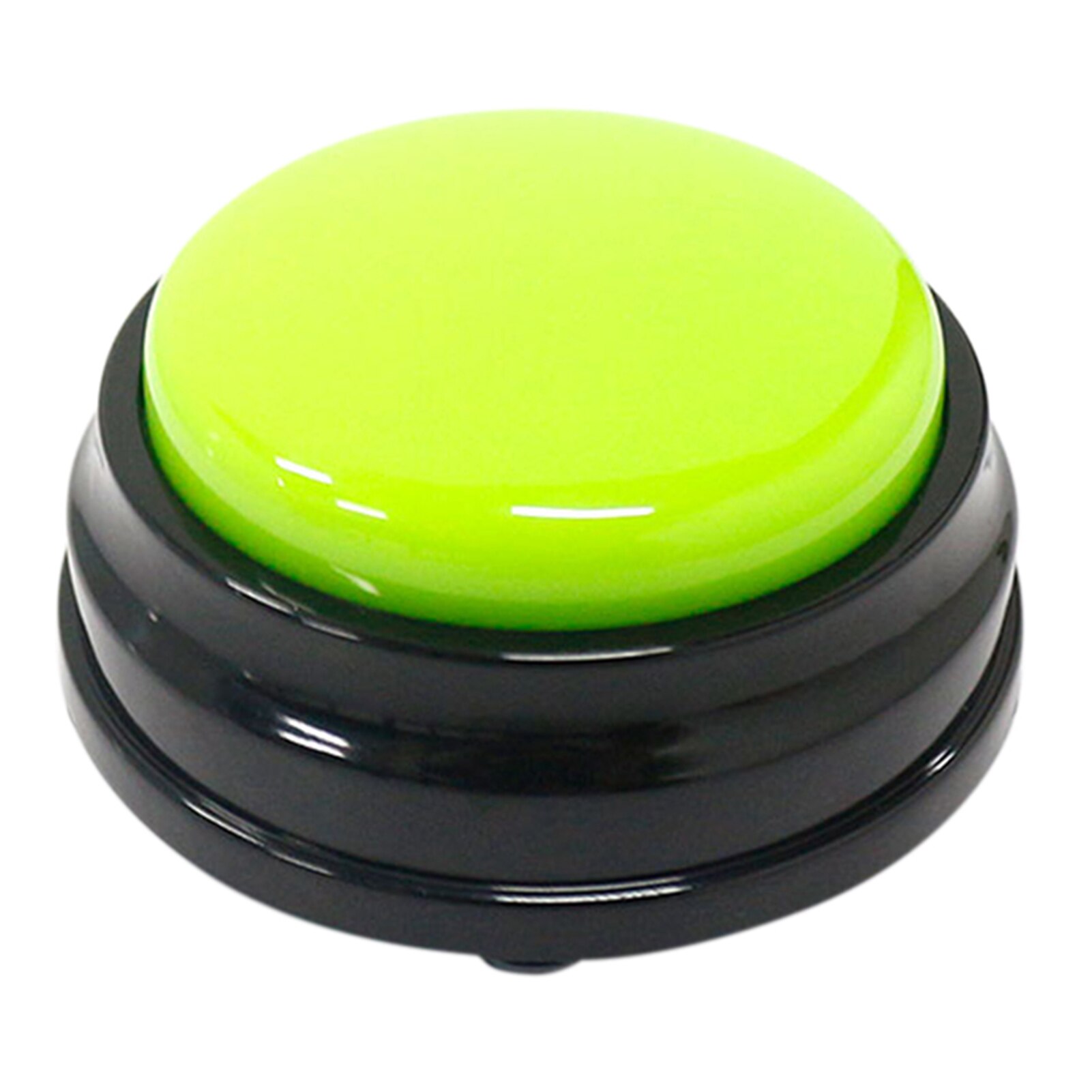Small Size Easy Carry Voice Recording Sound Button for Kids Interactive Toy Answering Buttons Orange Pink Blue Green: Green