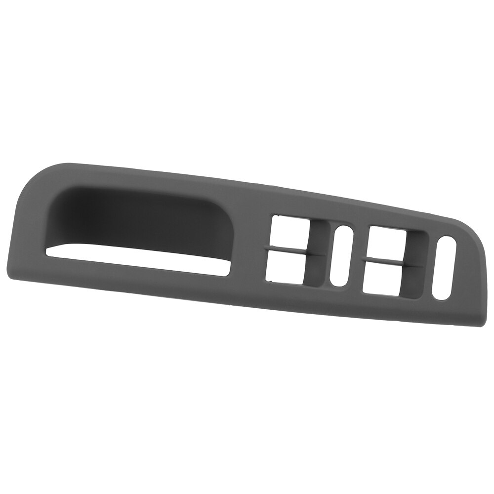 LEEPEE-Interruptor de Control de ventanas para coche, Panel de Control biselado para reposabrazos, lado del conductor, 1 Uds.: Dark Grey