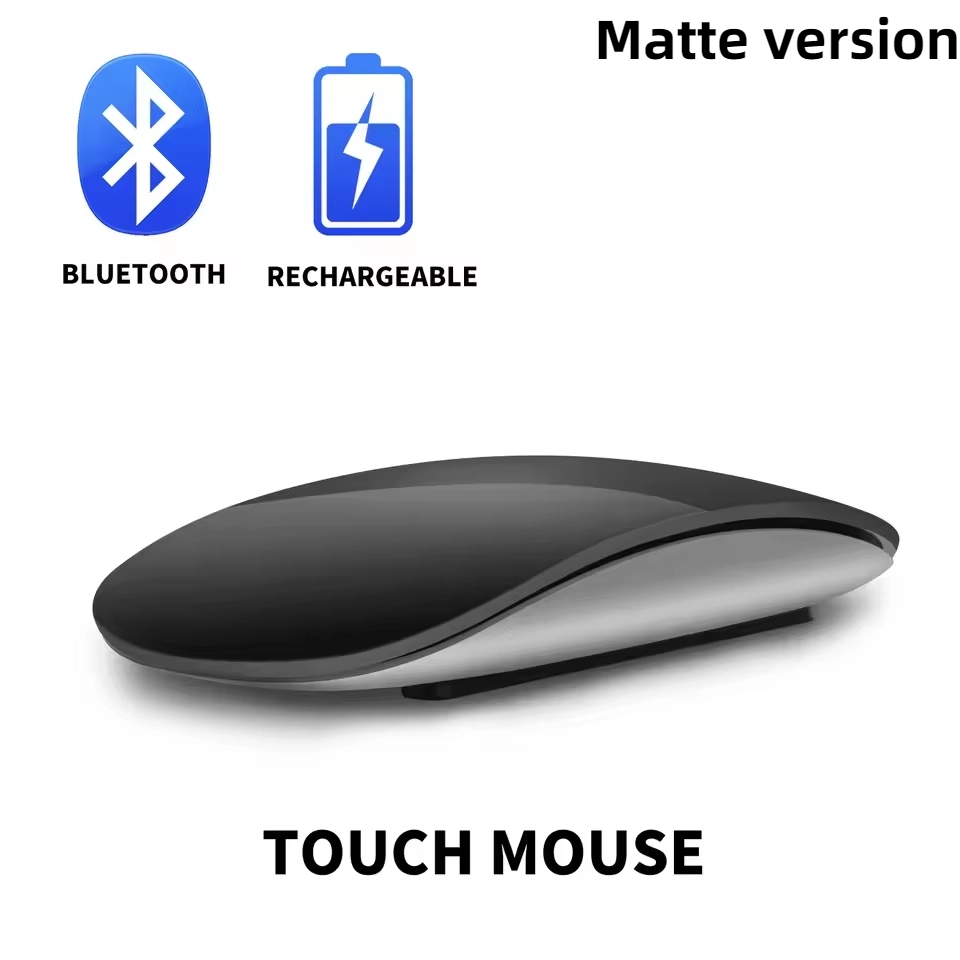 Xiaomi Drahtlose Bluetooth Magie Computer Maus Wiederaufladbare Touch Schlank Ergonomische Dual-Modus Stille PC Mäuse Für Apple Macbook Air: Lila