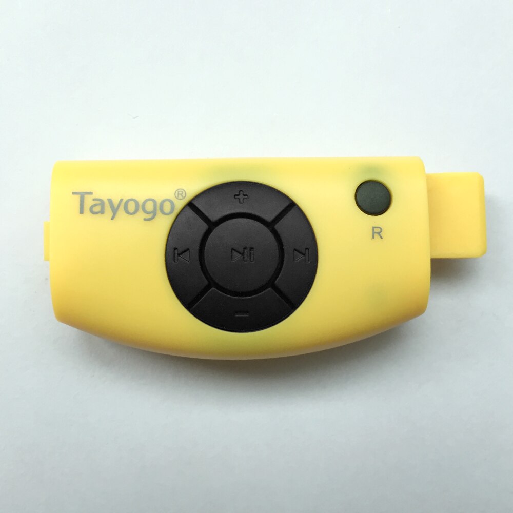 Tayogo schwimmen 8GB USB Wichtigsten Spieler Ersatz für Headset P8 W12 IPX8 Wasserdichte Sport MP3 Spieler Schwimmen Ohr Haken kopfhörer: Gelb