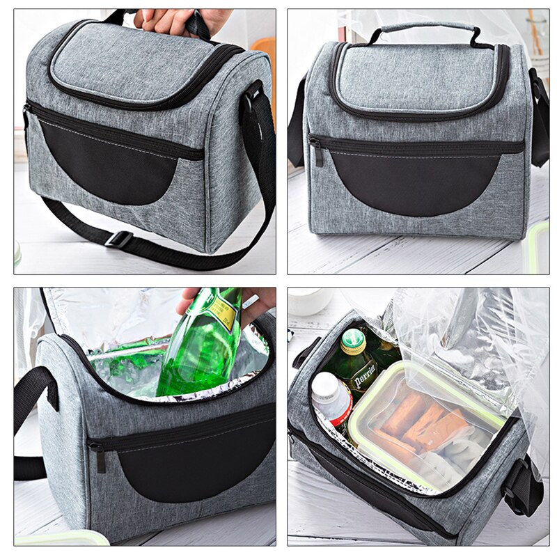 7L Geïsoleerde Lunchbox Lekvrije Koeltas In Dual Compartiment Lunch Tote Voor Mannen Vrouwen Koelbox