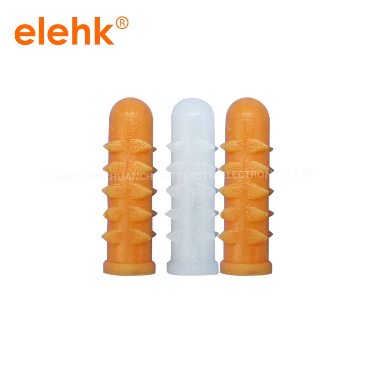 Qty 100PCS White Wall Plug 25mm x 5mm Anchor Fixing Plastic Masonry Wall plug