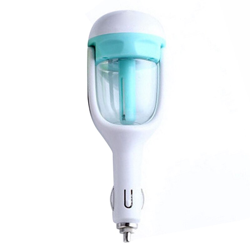 12V nawilżacz samochodowy mini odświeżacz powietrza robić samochodu oczyszczacz powietrza aromat i dyfuzor olejków eterycznych aromaterapia samochodowa mgła producent Fogger: niebieski