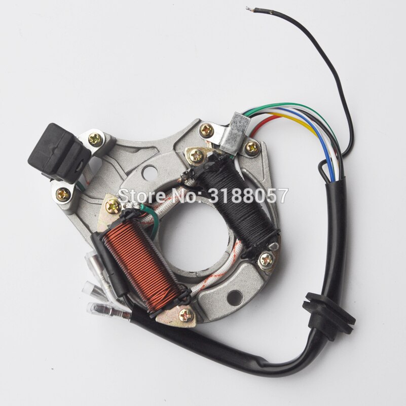 Plaque magnétique d'allumage de STATOR Quad ATV, pour 50 110 125cc 2 bobines, taotao sunl Buyang Coolsport Kazuma ROKETA chinois