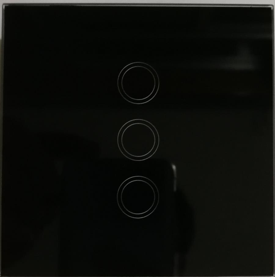 wall switch, curtain switch, motorized curtain switch,: black