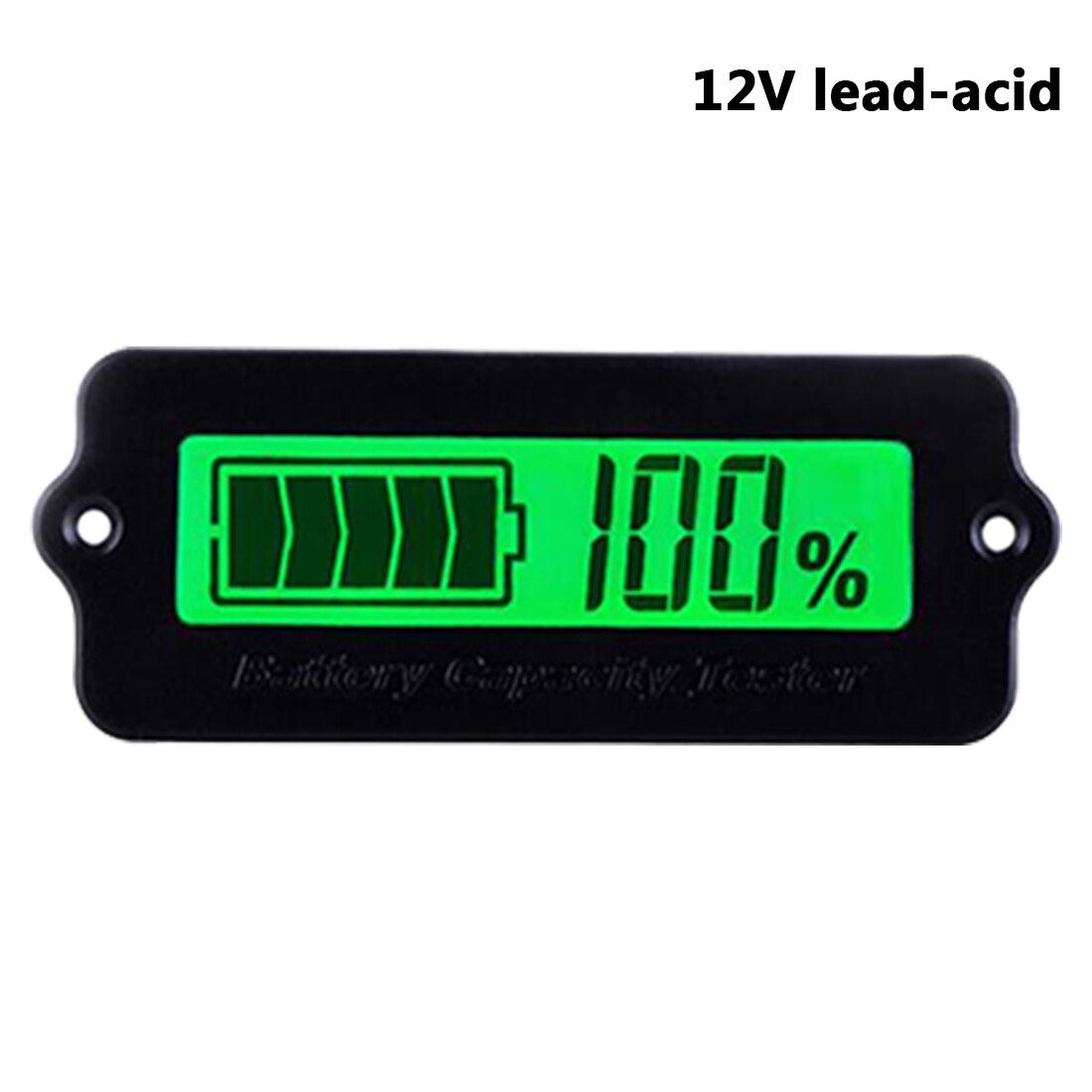 Lead-acid Lithium Blue LCD Voltmeter Meter Battery Capacity Tester Indicator Monitor Analyzer 12V 24v 36v 48v: 12V lead-acid