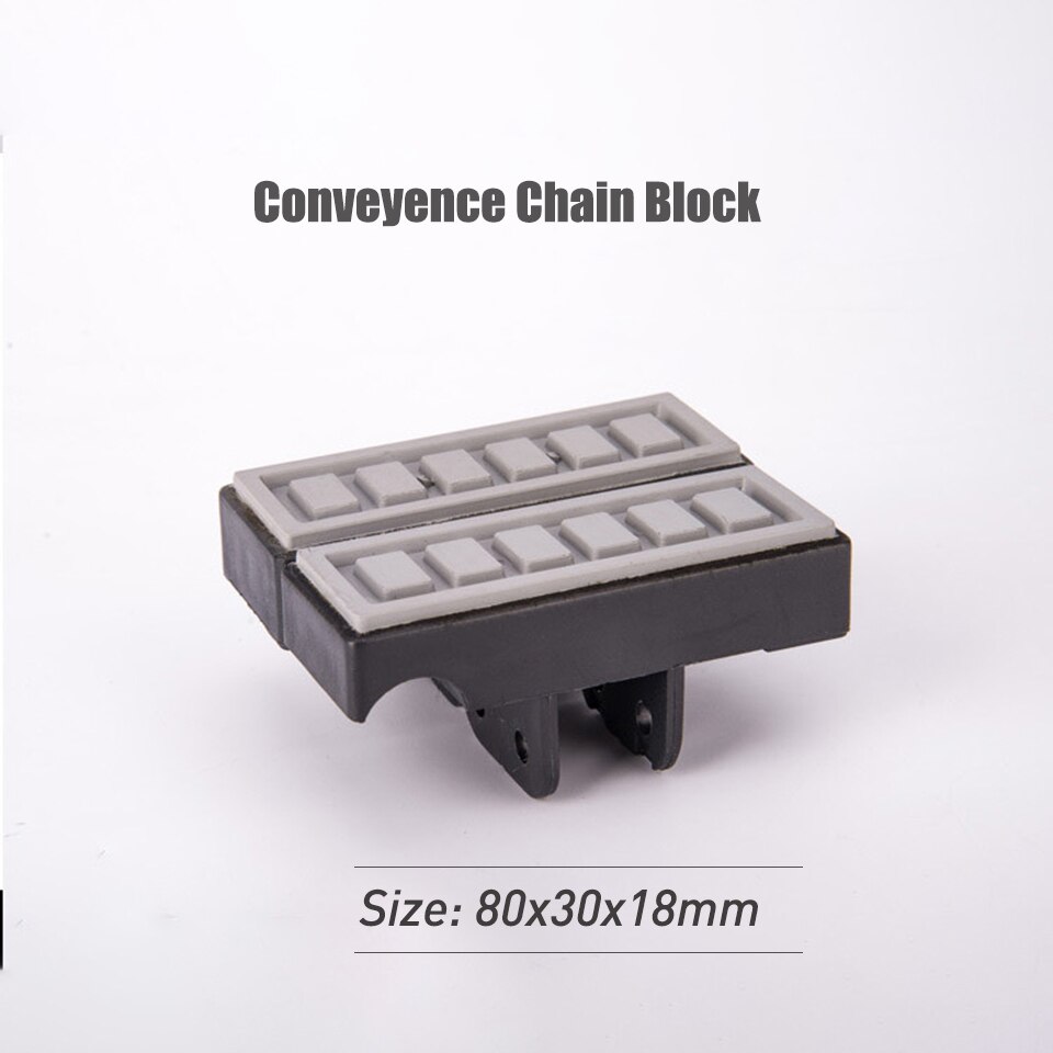 10 Pcs Conveyance Chain Block Conveyor Pad for Homag Brandt Edge Banding Machine 80x30mm: Default Title