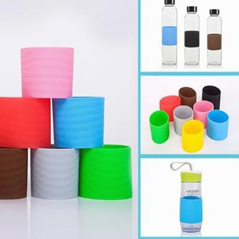 Silicone Coffee Mug Wraps Sleeves Ceramic Cup Sleeves Recyclable Heat Proof Glass Water Cup Sleeves Plumyl Cup Cover