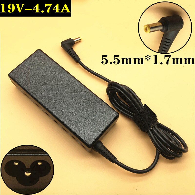 laptop power adapter 19V 4.74A 90W 5.5*1.7MM For ACER laptop charger