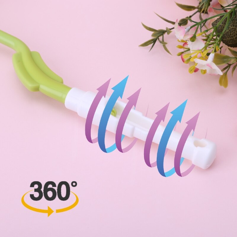Outil de nettoyage de mamelon brosse | En silicone, arc-en-ciel à Rotation 360 degrés pour le lait de bébé brosse