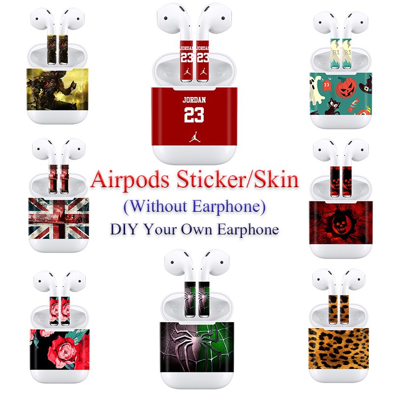 Luxury Print Airpods Sticker for Apple Airpods 3M PVC Decals with