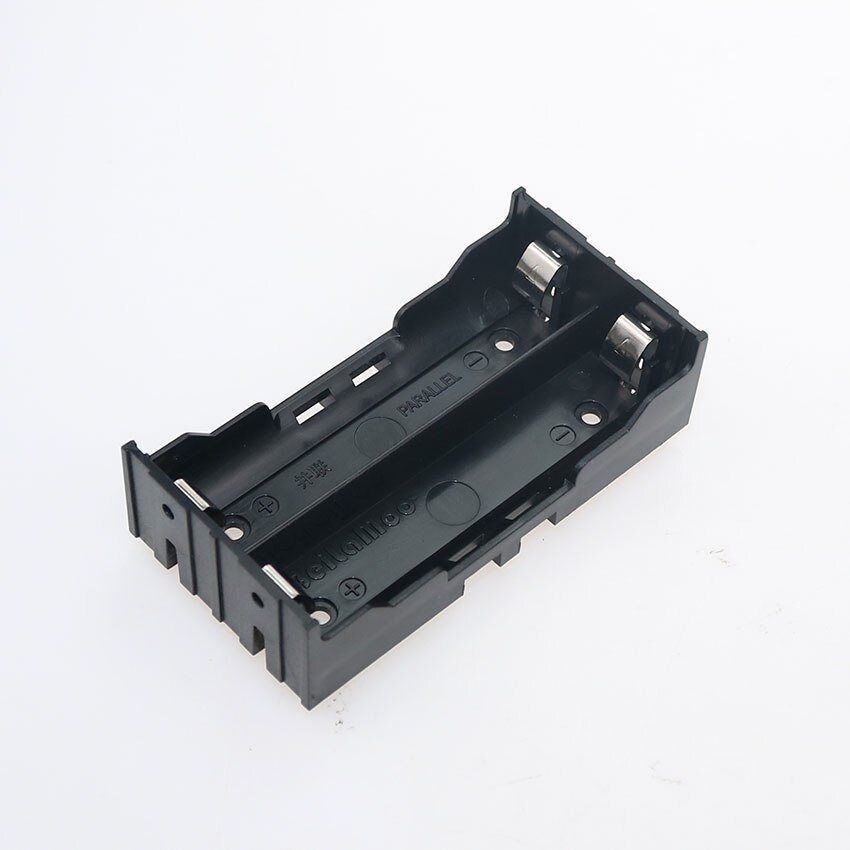 1 stk abs 18650 batteriholder hård stift 1x 2x 3x 4x 18650 holder batterier 18650 kasse genopladeligt batteri strømforsyning: 2 slot