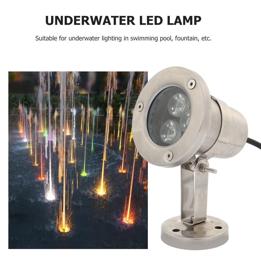 DC12V Underwater LED Fountain Lights IP65 Waterproof Swimming Pool Pond Lamp Good Transmittance and Uniform Lighting