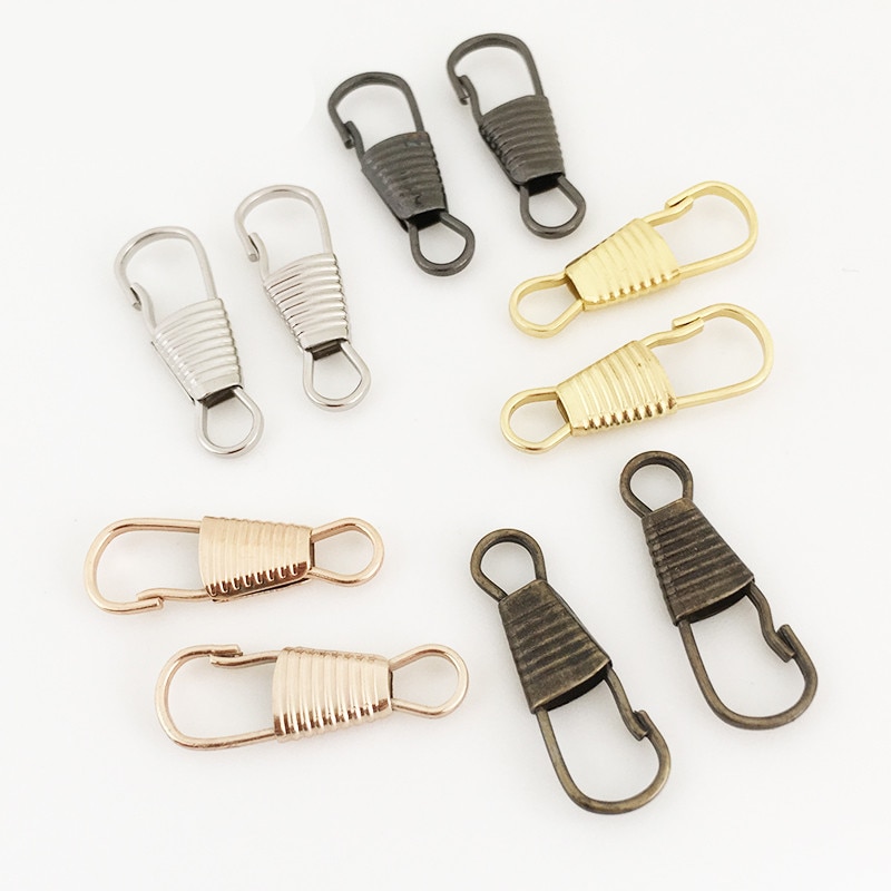 5 kpl irrotettava metallinen vetoketjun vedin vaihto vetoketjun liukusäätimet pää vetoketjun korjaussarjat vetoketjun vetokieleke laukku matkalaukku reppuun