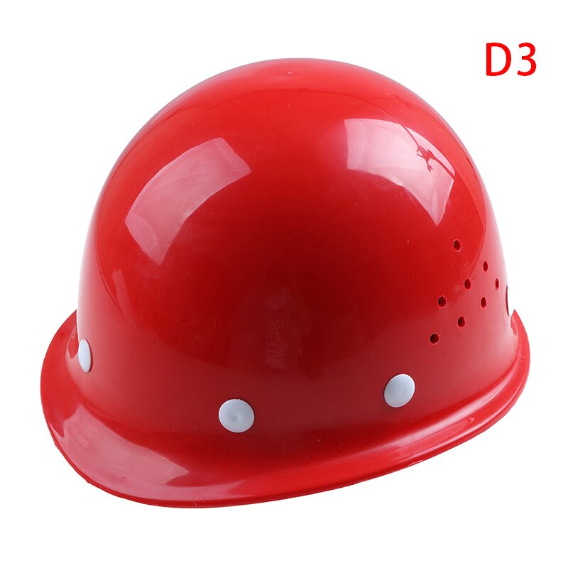ABS Construction Safety Helmets Electrical Engineering Hard Hat Labor Work Cap: DStyle red