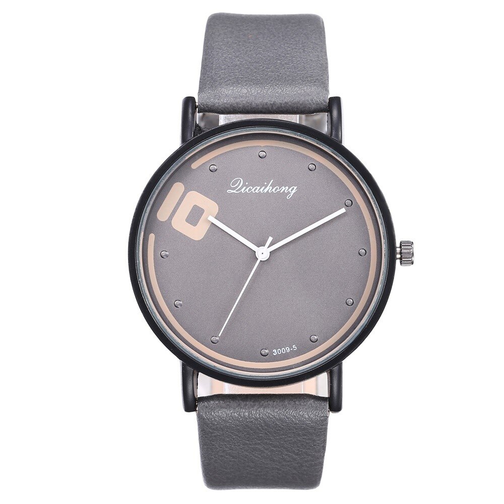 minimalistische horloges lederen band pols horloges voor vrouwen quartz ultradunne paar horloge vrouwen horloge a3: E