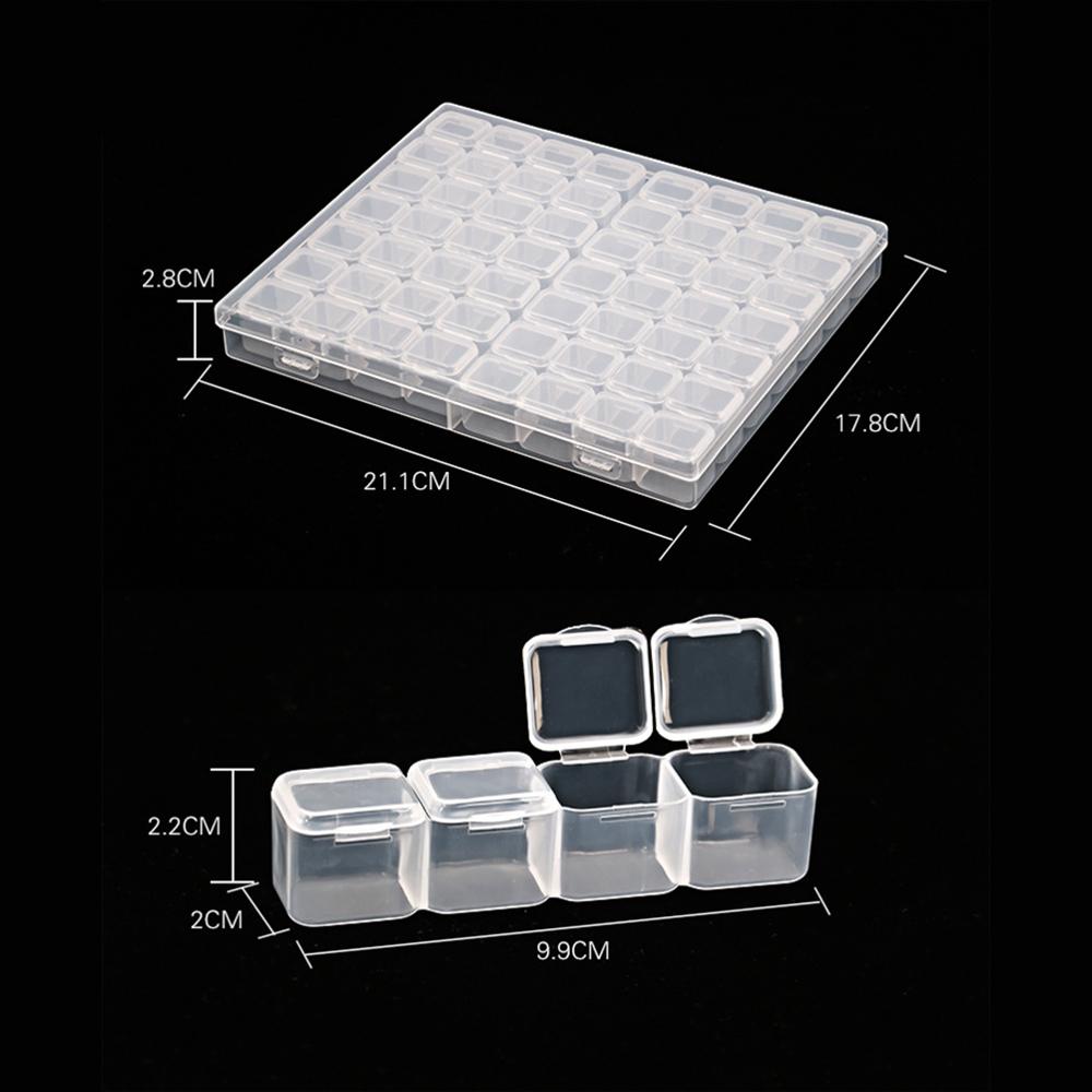 ¡Novedad! Caja pulidora 5D con de diamantes para manualidades, caja de joyería con bordado de diamantes de imitación, organizador de cuentas de cristal, caja de almacenamiento