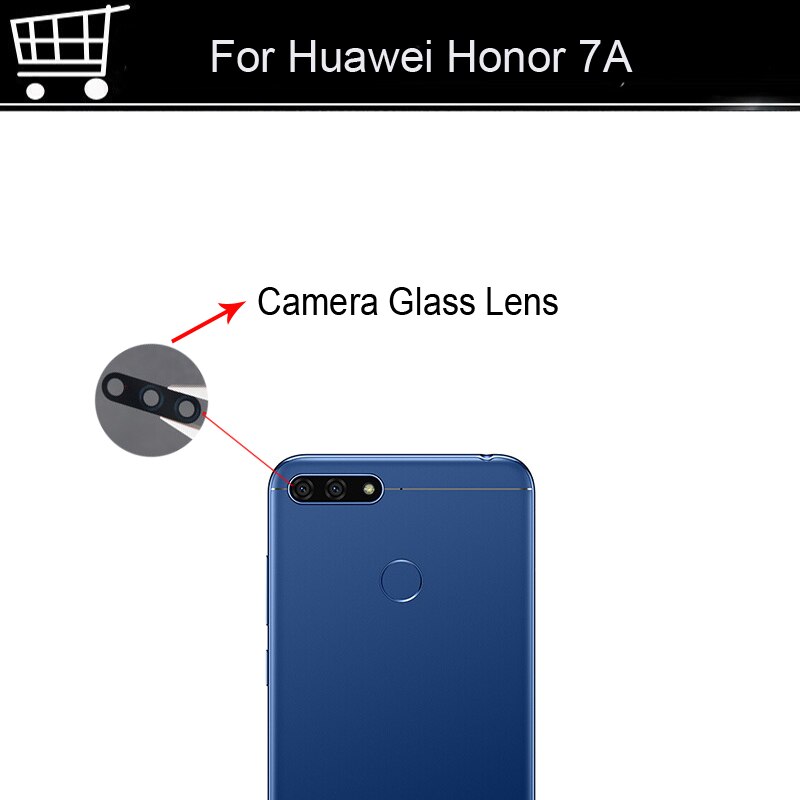 Voor Huawei Honor 7A 7a Achter Terug Camera Glazen Lens Voor Huawei Honor 7 EEN Reparatie Onderdelen honor7A Vervanging