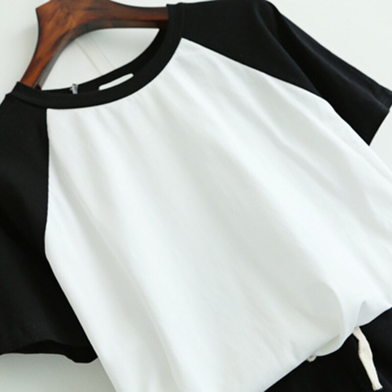 Kvinners bomull pyjamas topper shorts sett sommer løs kortermet pyjamas shorts søt pyjamas dress