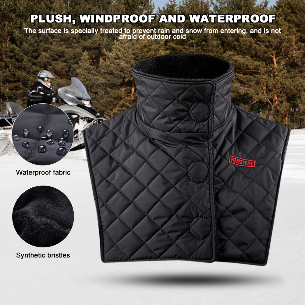 Waterproof Winter Warm Scarf Neck Wrap cloak Bib Windproof Thermal Hood Neck Warmer Protective For Winter Sports Riding