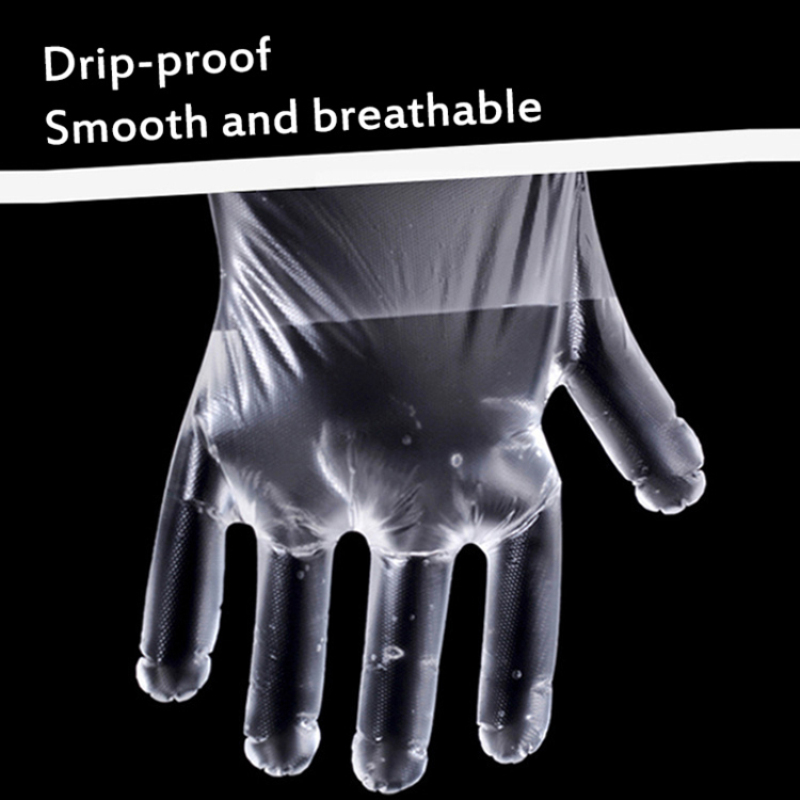 200pcs Child Universal Disposable Household Latex Gloves Disposable Gloves Food Gloves Left And Right Universal Cleaning Gloves