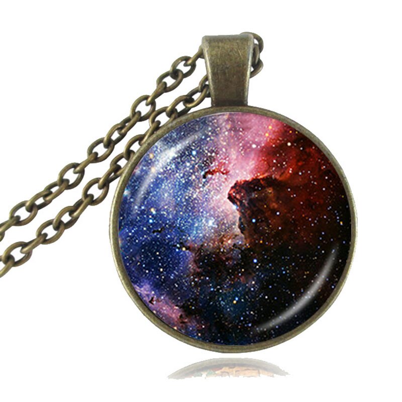 Thors Helm Nebula Ketting Galaxy Astronomie Hanger Zonnestelsel Sieraden Space Universe Ketting Melkweg Sieraden HZ1: F1