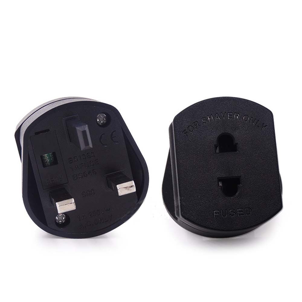 Plug Adapter Travel Socket Adapter 2 Round Pin Socket Plug Converter EU To UK Plug EU to UK Socket Adapter UK Plug Adapter