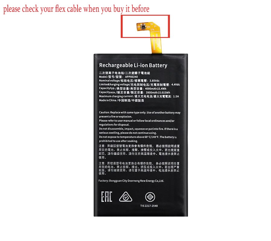 Battery app 00240 for cat  s31 battery 4000 mah mobile phone replacement battery for cat  s31 accumulator battery with tools