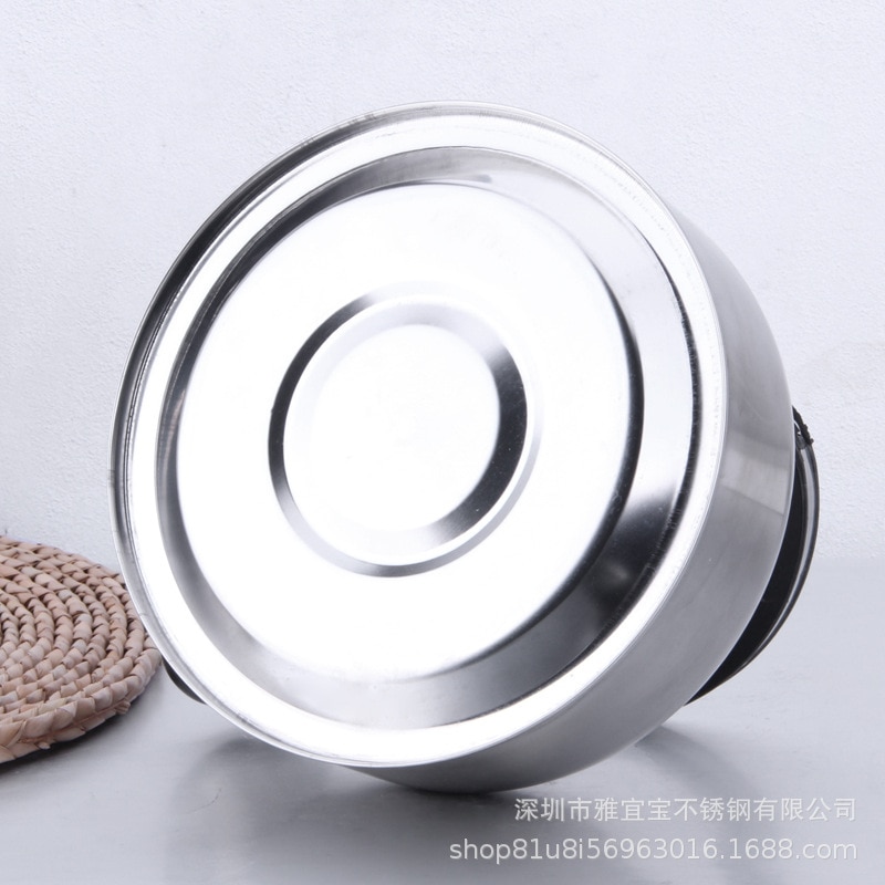 Thick Stainless Steel Induction Cooker Special Flat Bottom Sounding Kettle Hemisphere Type Whistling Kettle Camping Tea Kettle