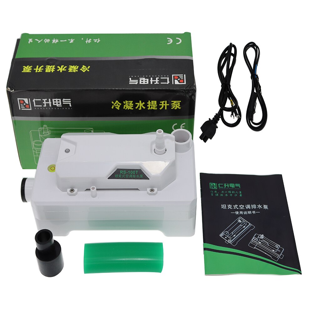 RS100T Condensate Lifting Pump Type Silent Fully Automatic Intelligent Air Conditioning Drain Pump Wall Mounting Machine: Default Title