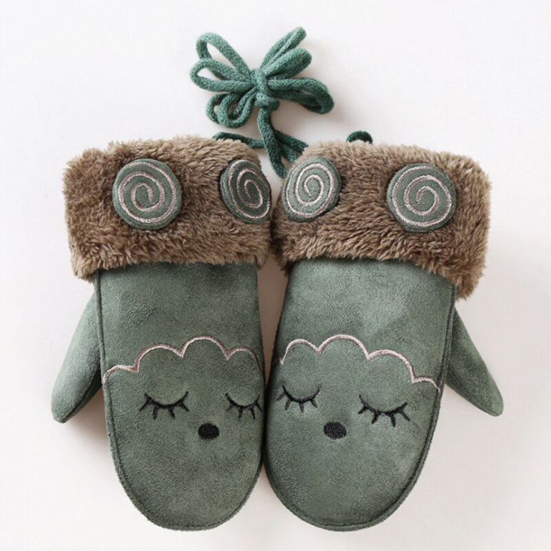 Winter warme handschoenen dikke wanten kinderen meisjes jongens twist handschoenen warme handschoenen met volle vingers karakter kinderkleding
