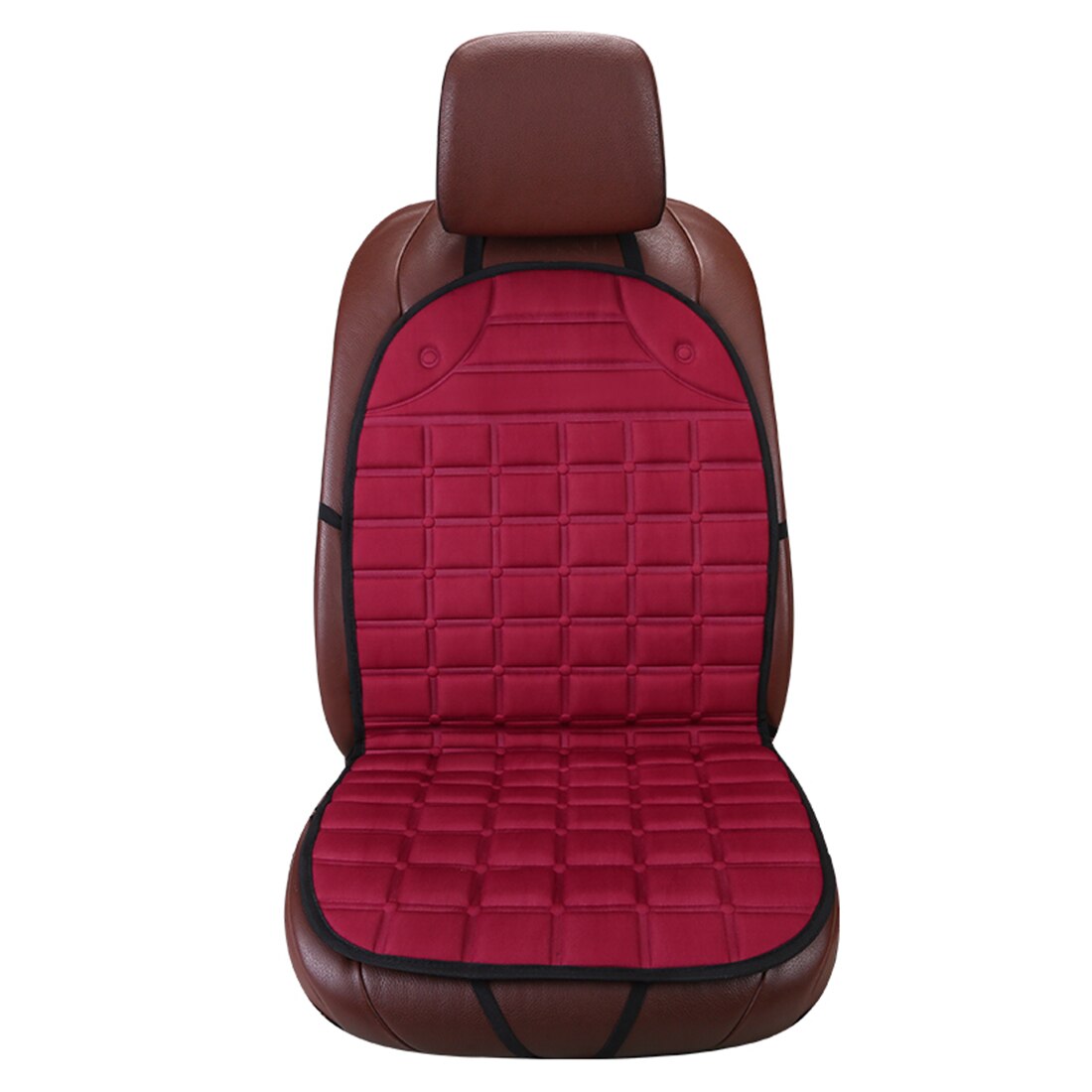 Dewtreetali 1 + 2 Stoelhoezen Auto Bekleding Voor Meest Auto, Vrachtwagen, Suv, of Van Met Kunstmatige Leathertruck Interieur Accessoires: Red