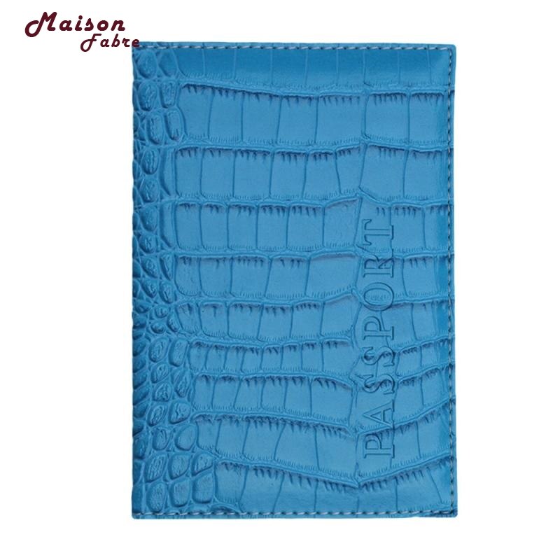 MAFA Passport Holder Protector Leather Wallet Women Business Card Soft Passport Cover Leather Csv