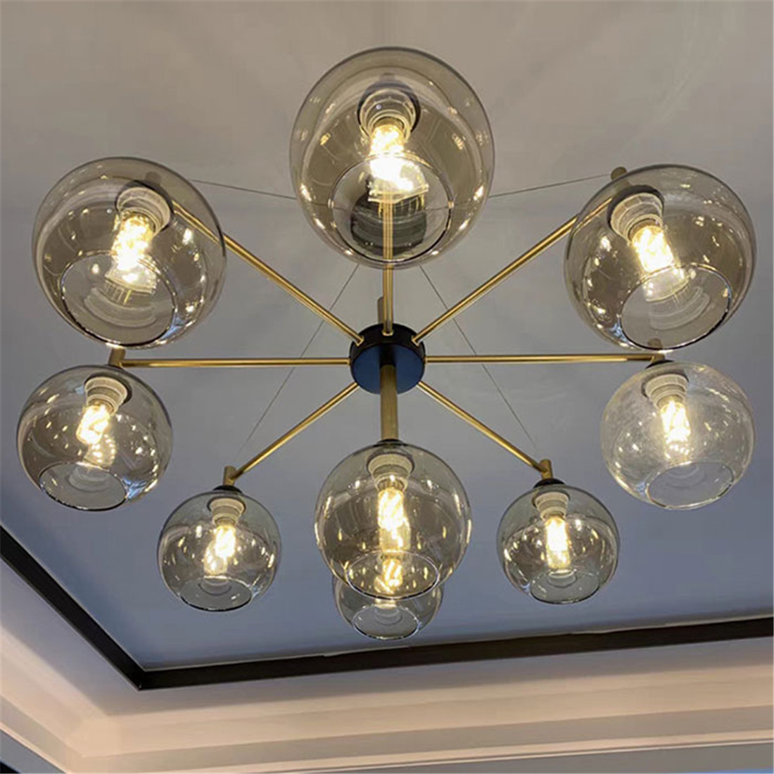 Glass Globe Lamp Shades Replacement Lampshade Cover for Light Fixture Wall Sconce Pendant Lighting Vanity Light Table Floor Lamp