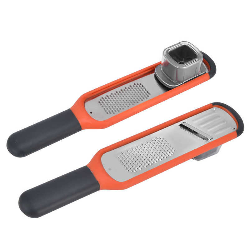 Handheld Food Zester Multifunctional Vegetable Zester with Finger Guard for Home Kitchen