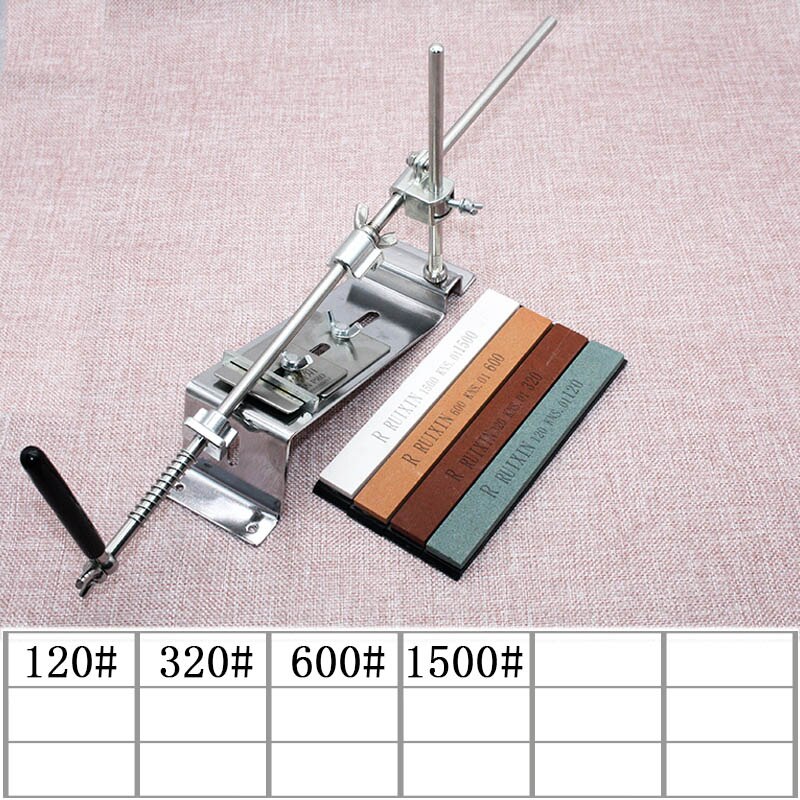 Fixed angle knife sharpener sharpening 120 3000 grit corundum diamond whetstone oil stone honing stones kitchen tools: standard set