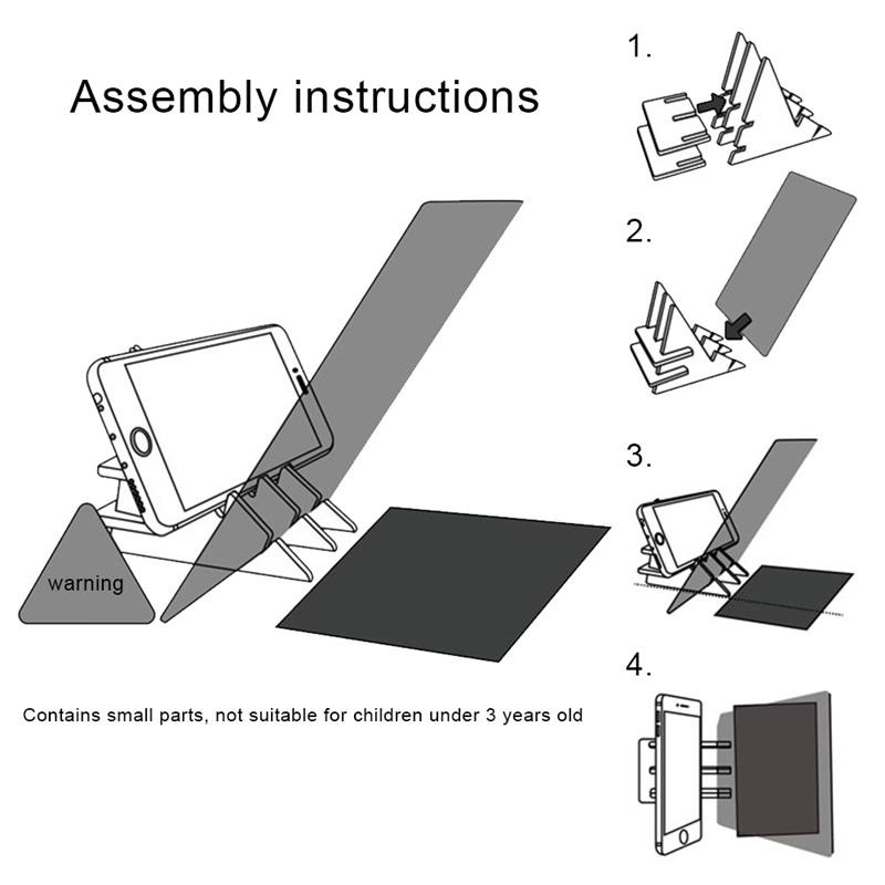 Tavolo da disegno per imaging ottico lente schizzo specchio riflessione supporto per staffa dimmerabile pittura piastra per specchio plotter da tavolo per tracciamento