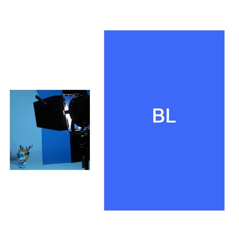 Papier filtre Photo Gels couleur scène éclairage rouge tête lumière stroboscopique lampe de poche Studio en bois Jan-12: BL