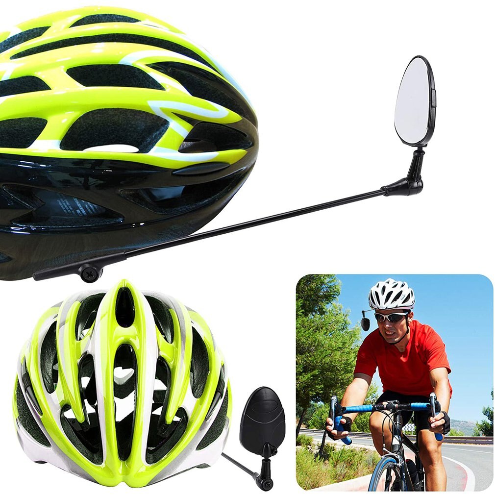 Fahrrad Helm Spiegel Leichte 360 Grad Fahrrad Helm Montiert Rückspiegel Fahrrad Radfahren Helm Spiegel 2 Pack