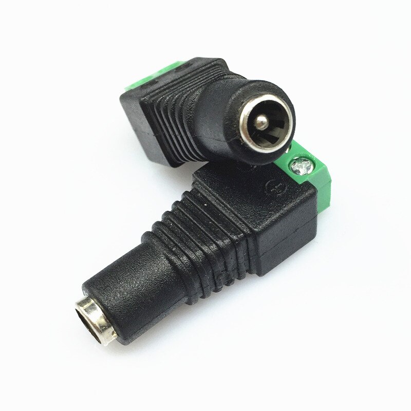 Man/Vrouw Dc Connector 2.1*5.5 Mm Jack Adapter Plug Cable Connector Voor Led Strip En Cctv camera 'S