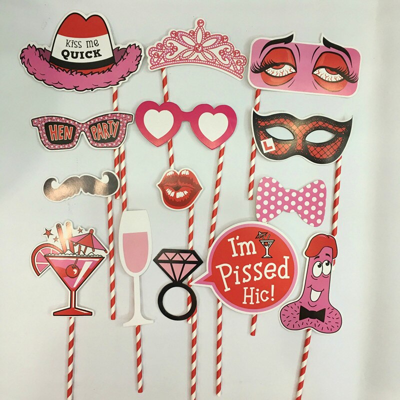 Bruiloft Decoratie Photo Booth Prop Team Bruid Om Photobooth Bridal Shower Feestartikelen: G