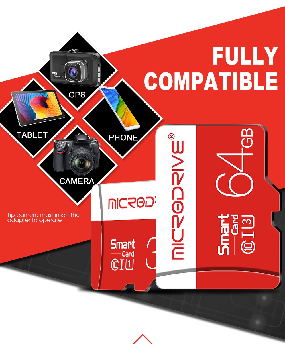 Class 10 Real Capacity TF card Memory cards 128GB 64GB 32GB 16GB 8GB Micro SD card flash card map with SD adapter
